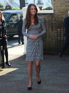 The Duchess of Cambridge visiting a woman's treatment centre run by Action on Addiction