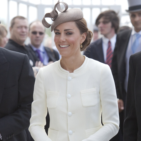 Queen Elizabeth and the British Royal Family attend the Epsom Races, Surrey, UK