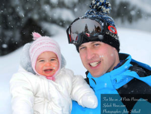 The Duke and Duchess of Cambridge, Prince George and Princess Charlotte enjoy a skiing holiday in the French Alps in France on the 7th March 2016. EDITORIAL USE ONLY Picture by John Stillwell/WPA-Pool Pictured: Princess Charlotte, Prince William, Duke of Cambridge Ref: SPL1240472 070316 Picture by: Splash News Splash News and Pictures Los Angeles:310-821-2666 New York:212-619-2666 London:870-934-2666 photodesk@splashnews.com