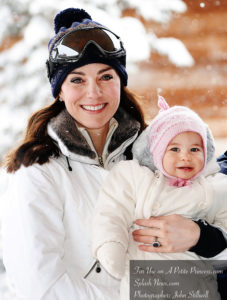 The Duke and Duchess of Cambridge, Prince George and Princess Charlotte enjoy a skiing holiday in the French Alps in France on the 7th March 2016. EDITORIAL USE ONLY Picture by John Stillwell/WPA-Pool Pictured: Duchess of Cambridge, Catherine, Kate Middleton, Princess Charlotte Ref: SPL1240472 070316 Picture by: Splash News Splash News and Pictures Los Angeles:310-821-2666 New York:212-619-2666 London:870-934-2666 photodesk@splashnews.com
