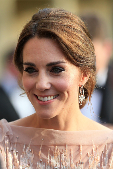 KING'S LYNN, ENGLAND - JUNE 22: Catherine, Duchess of Cambridge attends a gala dinner in support of East Anglia's Children's Hospices' nook appeal at Houghton Hall on June 22, 2016 in King's Lynn, England. (Photo by Stephen Pond/Getty Images)