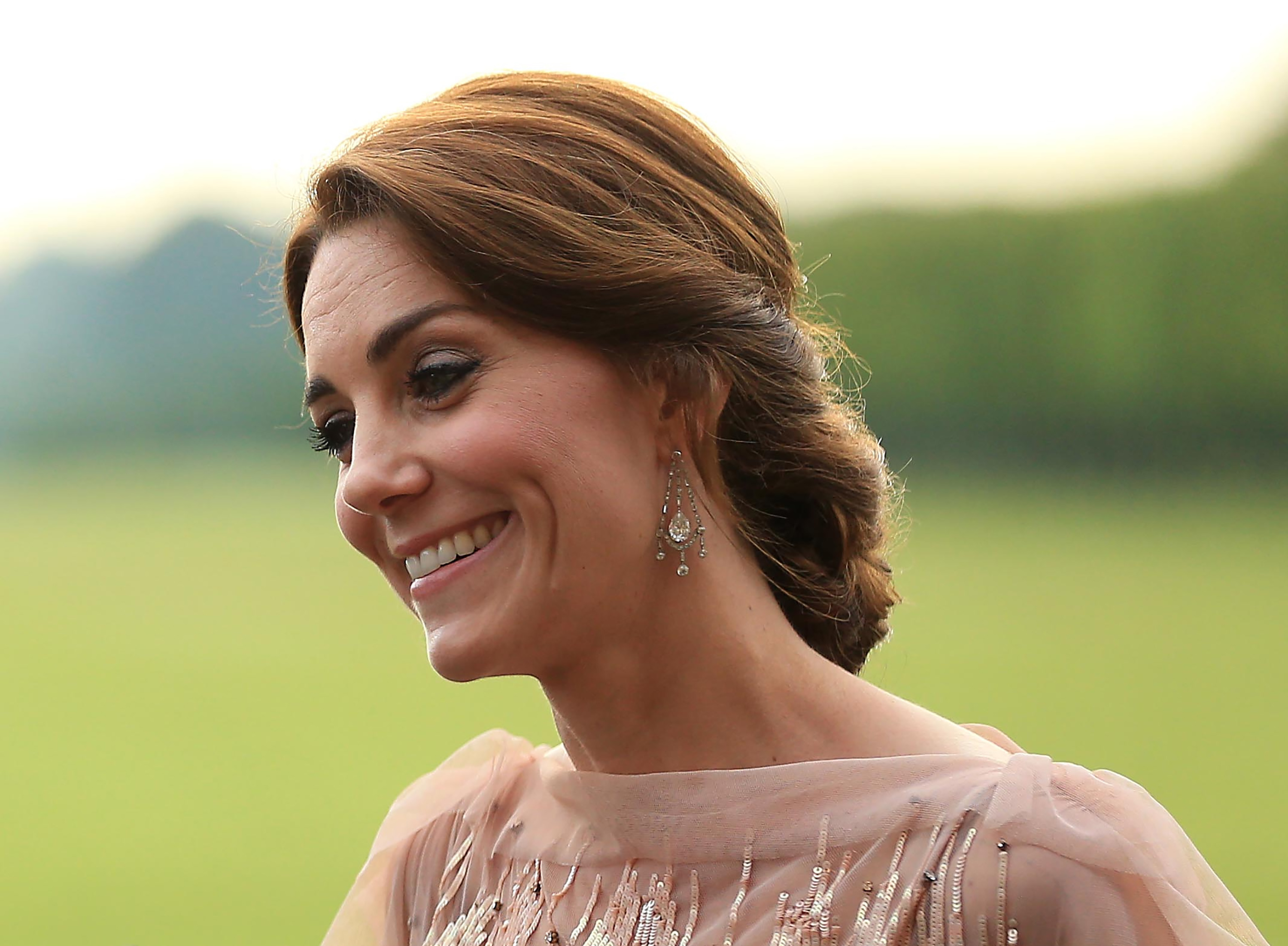 The Duke and Duchess of Cambridge attend a gala dinner in support of East Anglia's Children's Hospices' Nook appeal at Houghton Hall, King's Lynn, Norfolk, UK, on the 22nd June 2016. Picture by Stephen Pond/WPA-Pool Pictured: Duchess of Cambridge, Catherine, Kate Middleton Ref: SPL1306786 220616 Picture by: Splash News Splash News and Pictures Los Angeles:310-821-2666 New York: 212-619-2666 London: 870-934-2666 photodesk@splashnews.com