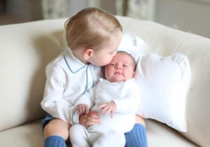 06 Jun 2015, Norfolk, England, UK --- 06 June, 2015 - London, England - The first photos of Prince George and his little sister Princess Charlotte have been released by the Duke and Duchess of Cambridge of Prince George and Princess Charlotte of Cambridge Elizabeth Diana. The photograph was taken by the Duchess in mid-May at Amner Hall, the family's home in Norfolk. Photo Credit: Kensington Palace/AdMedia --- Image by © Kensington Palace/AdMedia/AdMedia/Corbis
