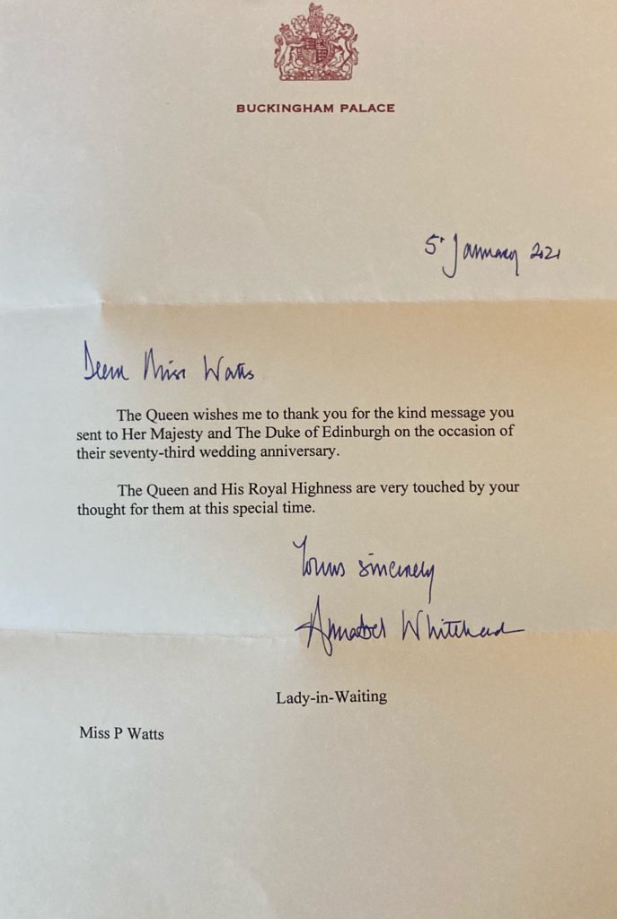 73rd Anniversary Reply